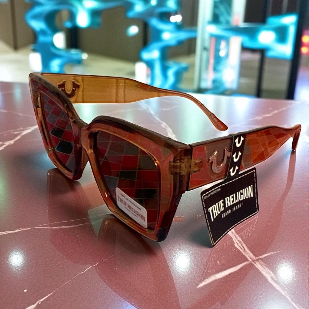 NWT True Religion Oversized Square Sunglasses